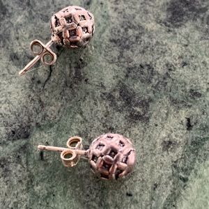 Sterling silver stud earrings